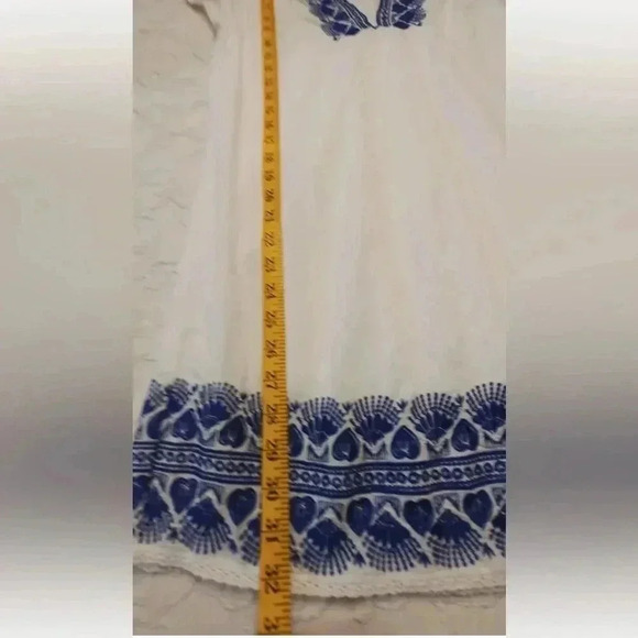 ODD MOLLY white embroidered top lightweight Size 1 - Picture 7 of 8